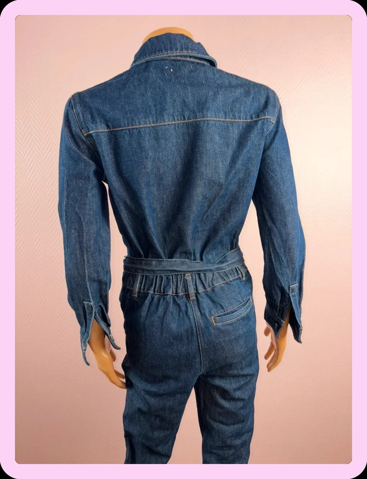 Galeries Lafayette jumpsuit, size 34 in denim – photo 6